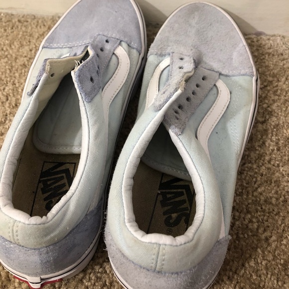 vans shoes baby blue